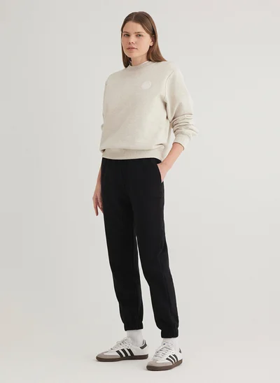 مافي Black Basic Sweatpants