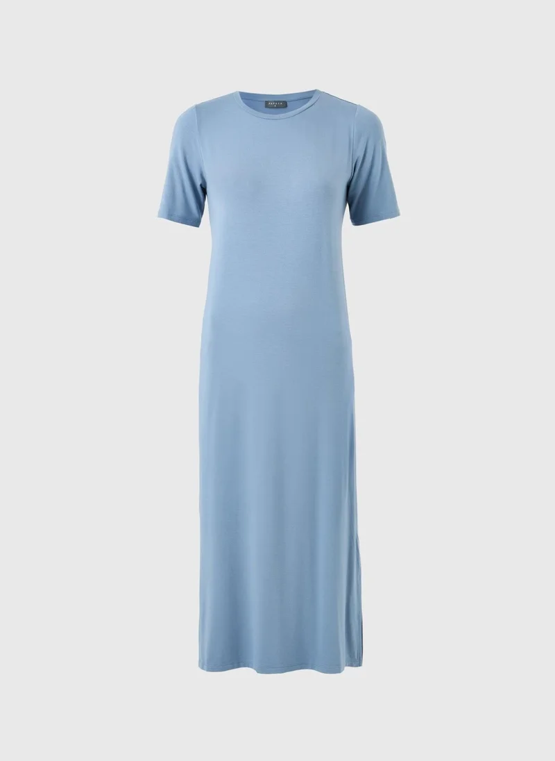 Matalan Light Blue T-Shirt Midi Dress
