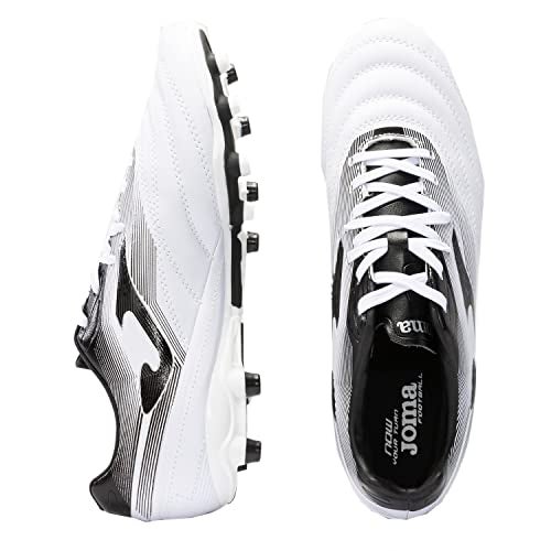 Joma Numero 10 Firm Ground 2202 Football Shoe, White - Image 4