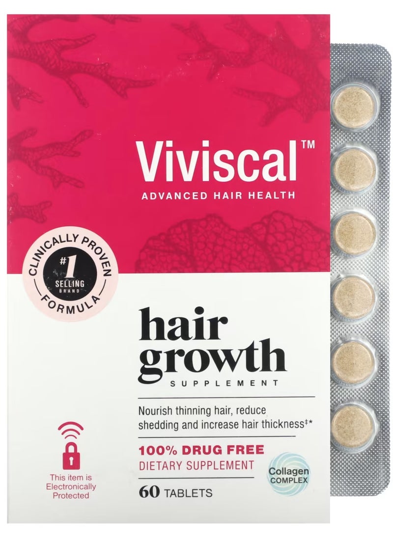Viviscal - Woman Hair Health Supplements, 60 Tablets - Image 1