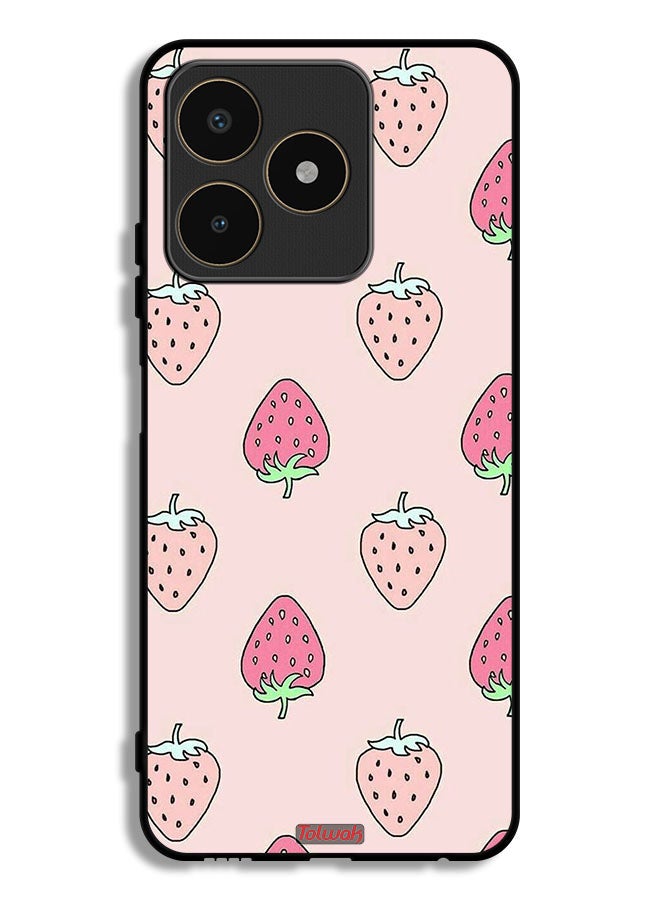 Tolwak Realme C53 Protective Case Cover Strawberry Icon - Image 1
