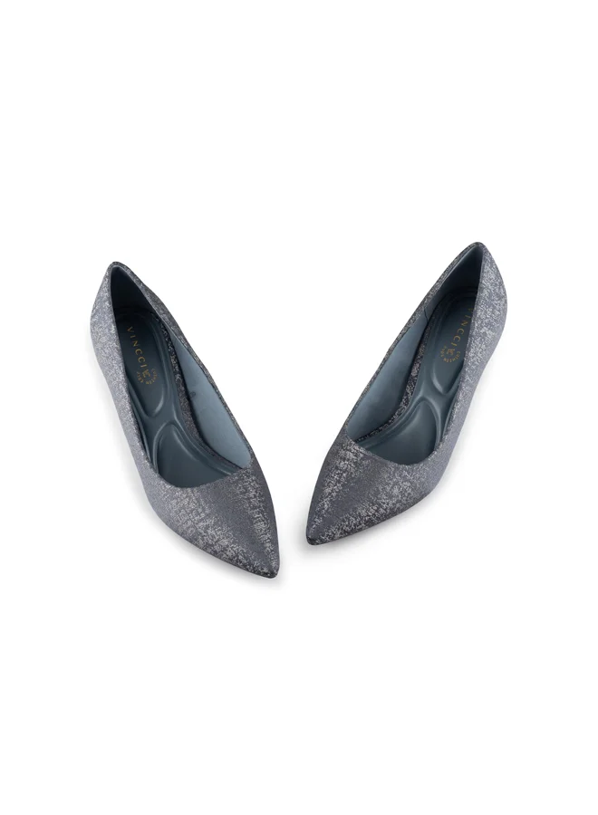 Vincci Women Pointed Toe Mid Heel Pumps
