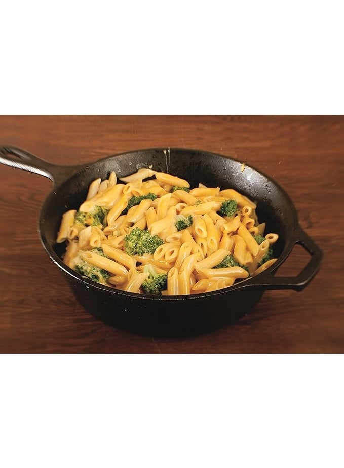Lodge Logic Pre-Seasoned Cast Iron Deep Skillet - 10.25-inch (Black) - Image 2