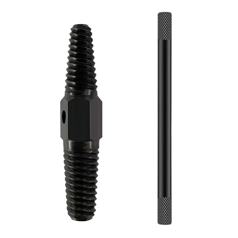 DualEnded Screw Extractor Bolt Remover Set 12 34 Heavy Duty Carbon Steel for Plumbing Valves Faucets