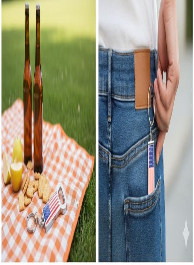 سبارك مجموعة تذكارية فضية من نيويورك (12 قطعة) تتضمن 5 قطع من فتاحات الزجاجات، وشعار مبنى إمباير ستيت، وبرج الحرية، وتمثال الحرية، وعلم الولايات المتحدة الأمريكية، وسيارة أجرة نيويورك، وتفاحة آبل، وغيرها. - Image 3