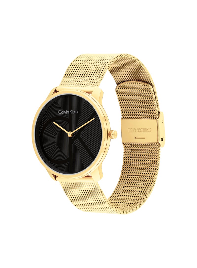 CALVIN KLEIN ساعة كالفن كلاين التناظرية المستديرة للرجال والنساء - علبة سوداء - 25300016 - Image 1