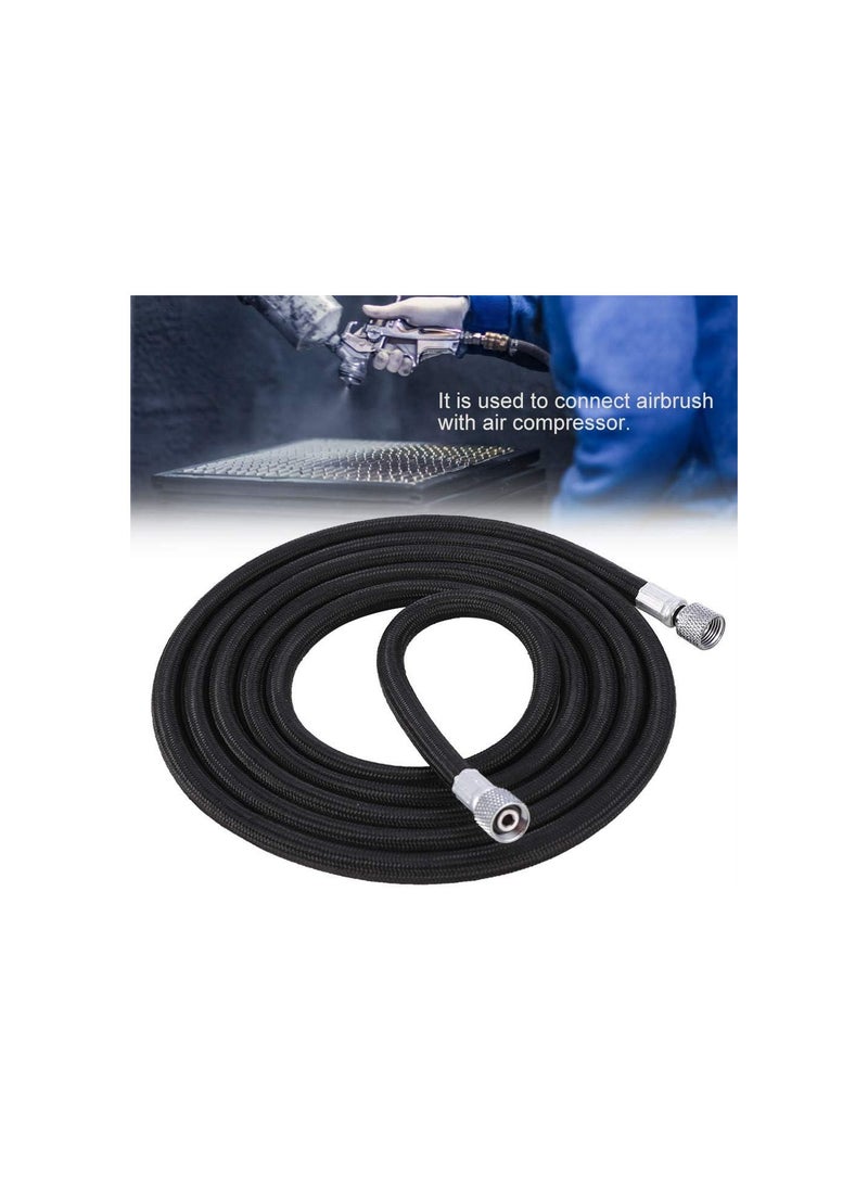 GGOOT 1.8M EVA Braided Air Hose Airbrush Air Tube Air Compressor Connecting Tools Standard 1/8"-1/4" Adaptor Fitting on Both Ends Coupling with Connects  - Image 3
