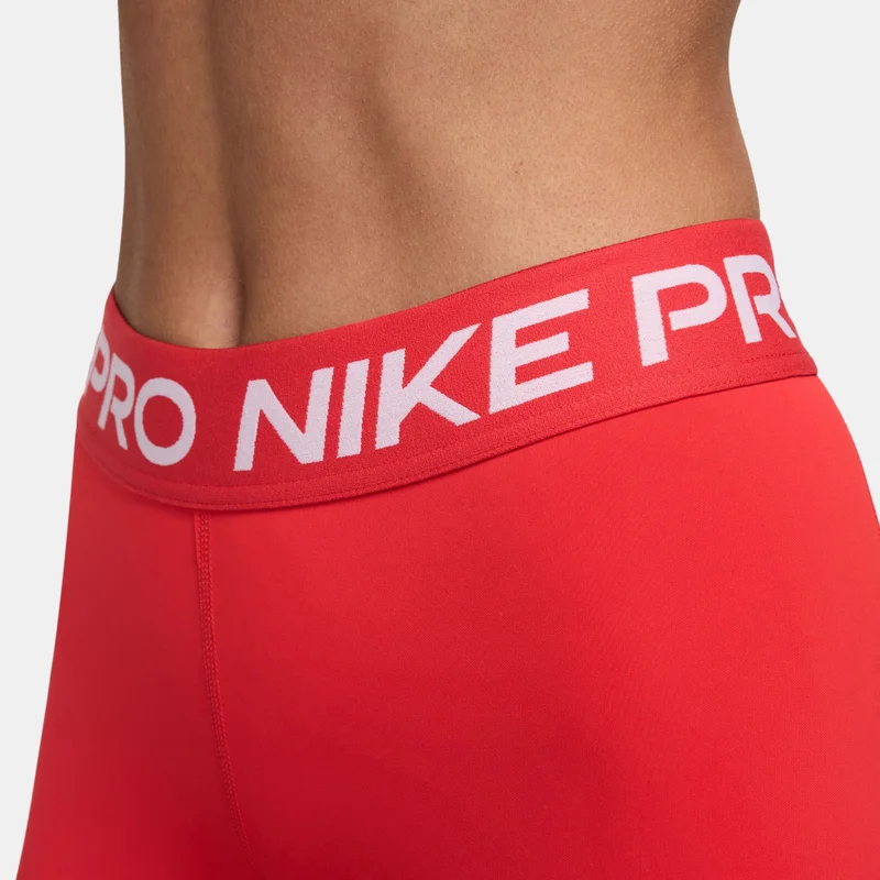 Nike Women's Pro Mid-Rise Mesh-Panelled Leggings