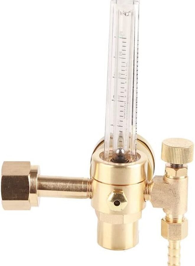 Argon Regulator Manual Adjustment Welding Gas Flowmeter Pressure Reducer with Gauge - Image 5