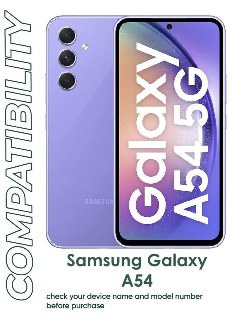 أكاليكس 4 قطع، حماية شاشة، لهاتف سامسونج جالاكسي A54، جودة ممتازة. - Image 3