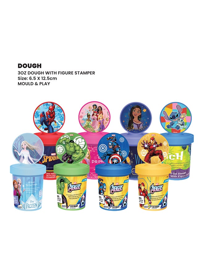 Disney Stitch 3OZ Dough with Figure Stamper | Non-Toxic Clay for Kids | Creative Art Toy | Blue - Image 5