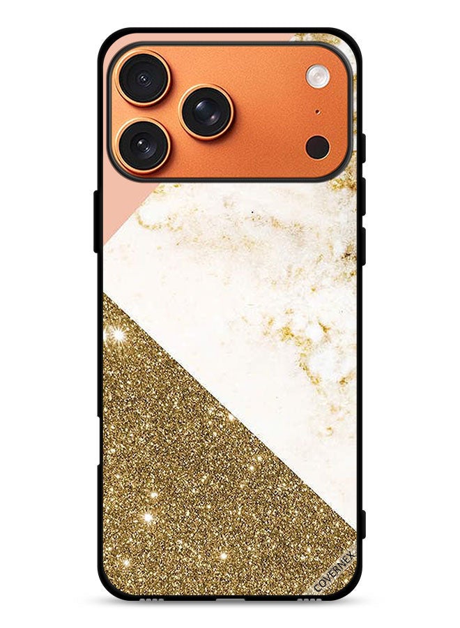 Covernex Apple iPhone 17 Pro Max Protective Case Cover Glitter & Marble Pattern - Image 1