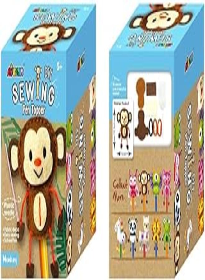 Avenir - Sewing - Pen Topper - Monkey
