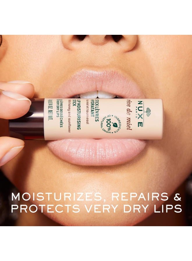 NUXE ريف دي ميل أحمر شفاه - مرطب عضوي طبيعي 100% للشفاه المتشققة والجافة مع زبدة الشيا وفيتامين E، 0.14 أونصة - Image 2