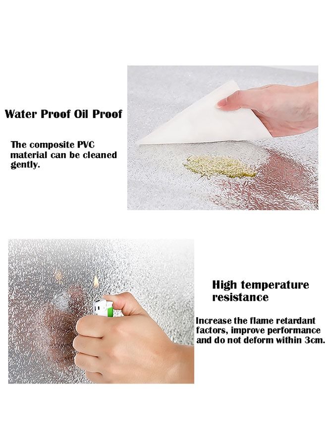 ZCM-HAPPY Self-Adhesive Aluminum Foil Wallpaper Kitchen Oil-Proof Waterproof Sticker 500x60cm - Image 4