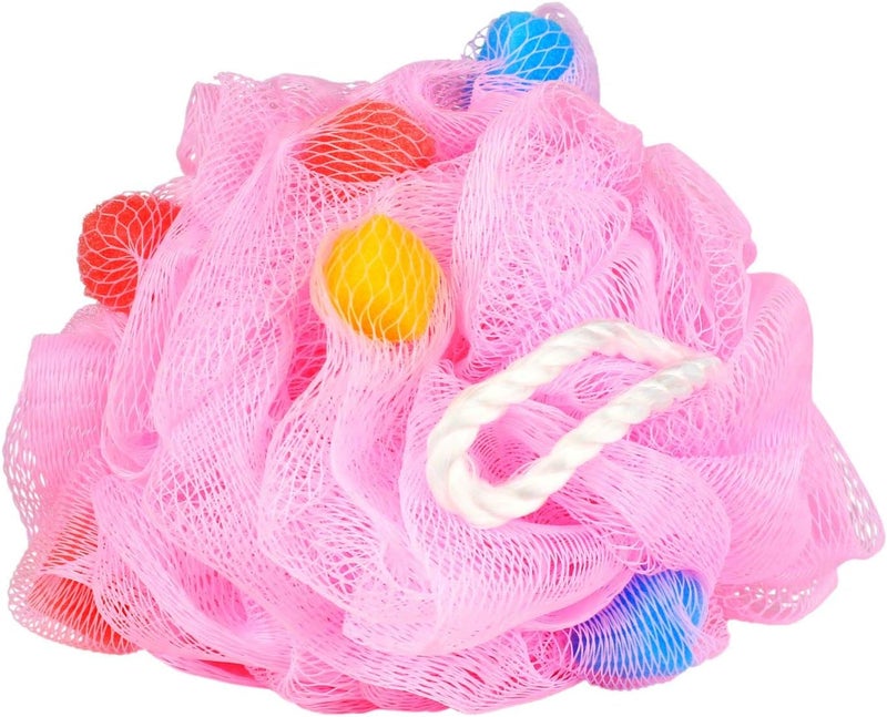 Vega Color Cube Fluffy Sponge - Multi Color Exfoliating Bath Sponge - Image 1