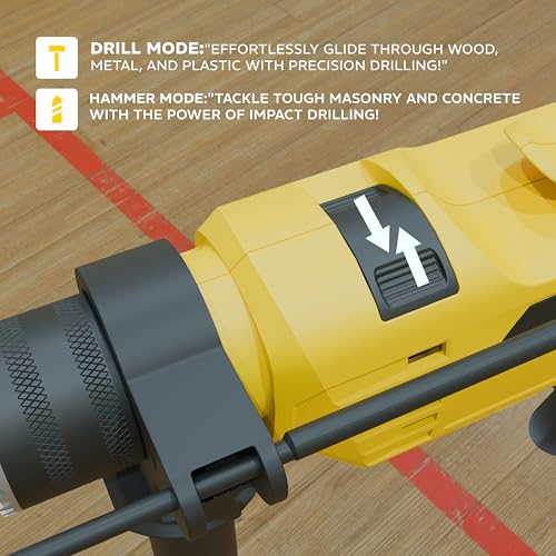 IBELL TOOLS IBELL VORMIR TD13-120 650W Professional Tool Kit with Impact Drill– 13mm Chuck, Copper Armature, 2800 RPM, 145-Piece Yellow DIY, Home Repair & Maintenance Hand Tools & Accessories Set - Image 2