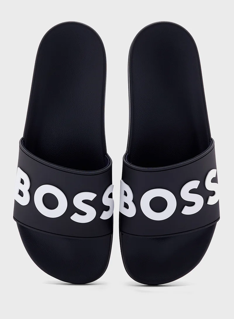 BOSS Logo Flip Flops