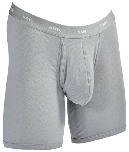 MSPEC Men's Boxer Briefs 3D-Crotch Tatsulon-alpha Deodorant MS2-4753 Grey XXL - Image 2