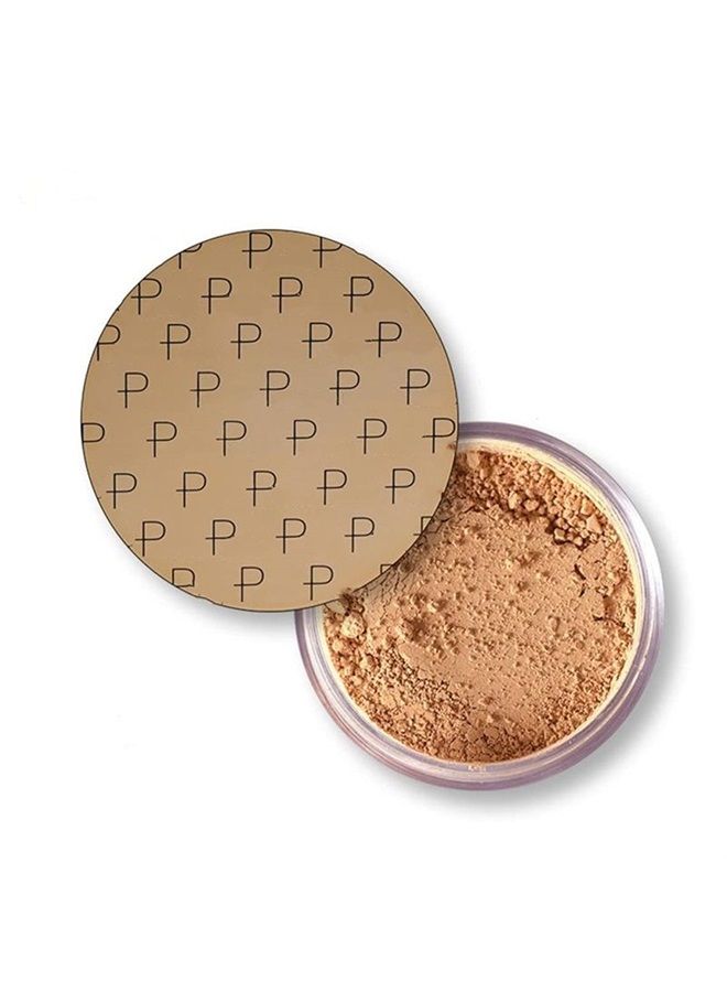 Matte Setting Loose Powder 8 Colors Smooth and Lightweight Face Powder for Brightening and Setting Makeup with Face Puff (Rocks, 0.5 OZ)