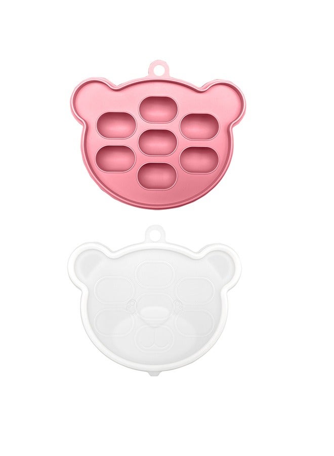 bebeFuture Set Of 7 Silicone Popsicle With Jelly Molds, Ice Pop Maker Molds with Lids and Sticks for Kids DIY Homemade Ice Cream, Cakesicles - Image 3