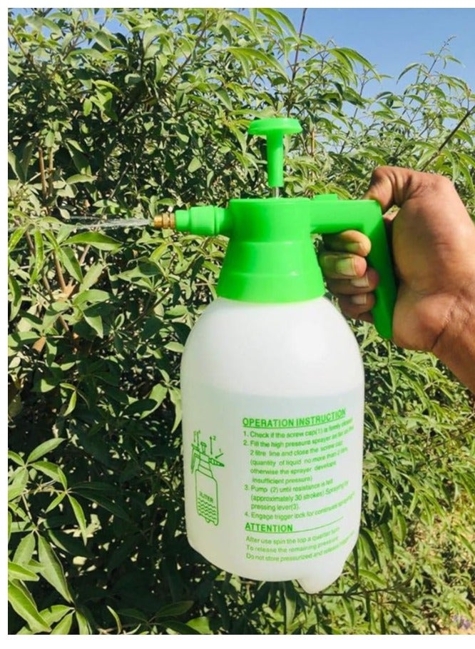 Generic Spray Bottle Pump Plant Water Pressure, 1.5 liter -White  - Image 2