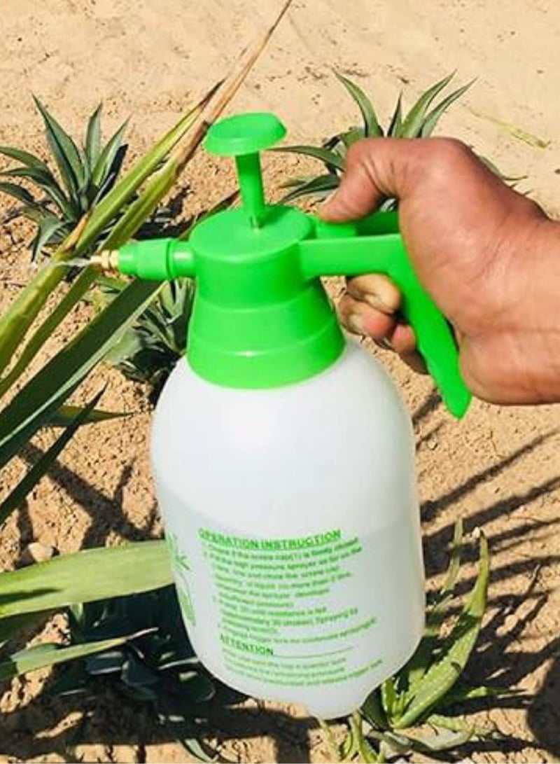 Generic Spray Bottle Pump Plant Water Pressure, 1.5 liter -White  - Image 4
