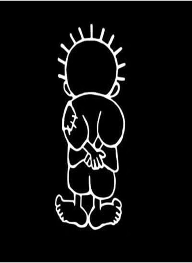 SHOP NEW ARRIVALS Handala Hanzala Palestine Boy Decal Sticker For Use On Laptop, Helmet, Car, Truck, Motorcycle, Windows, Bumper, Wall, and Decor (20x9 Centimeter) 
