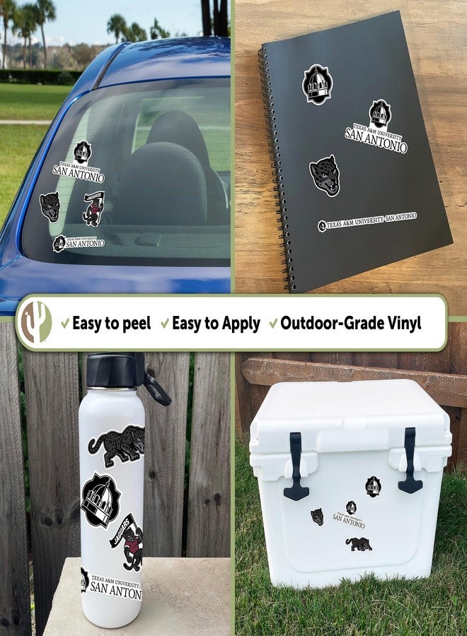 Desert Cactus Texas A&M University San Antonio Sticker Vinyl Decal Laptop Water Bottle Car Scrapbook Sheet (Type 2) - Image 2
