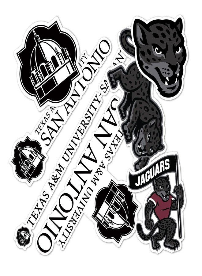 Desert Cactus Texas A&M University San Antonio Sticker Vinyl Decal Laptop Water Bottle Car Scrapbook Sheet (Type 2) - Image 1
