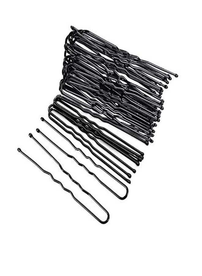 Ghelonadi U Hair Pins Metal Bobby Pins Hair Clips Hair Styling Accessories Bun Pins Juda Hairpin for Women Girls (Color_Black) (100 PCS) - Image 3