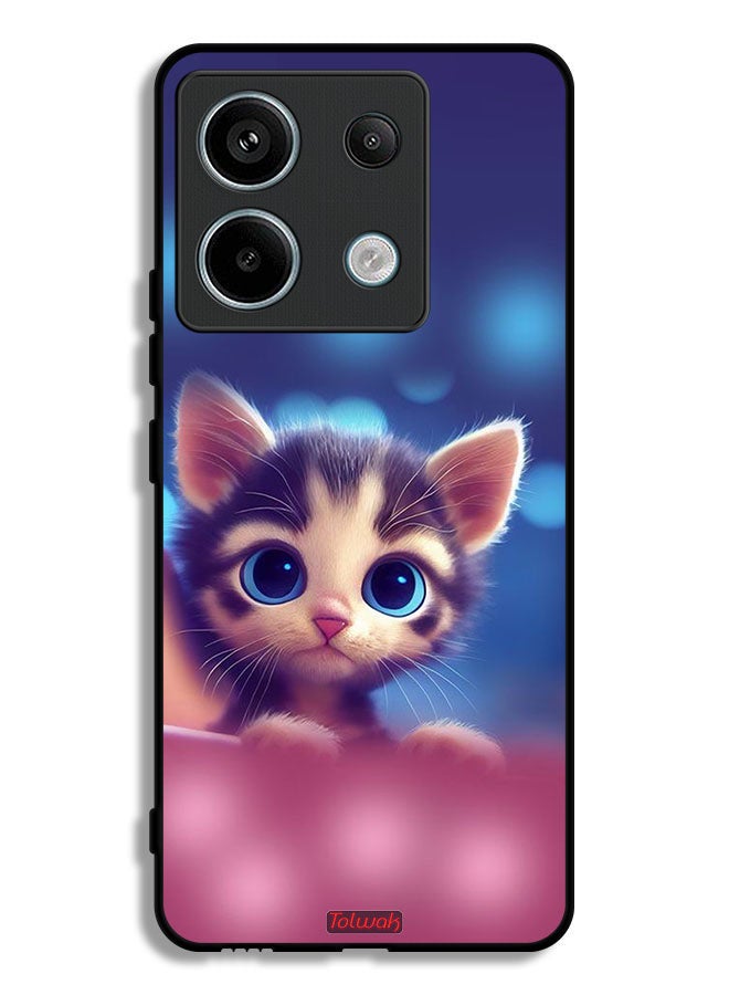 Tolwak Xiaomi Redmi Note 13 Pro Protective Case Cover Little Cat - Image 1