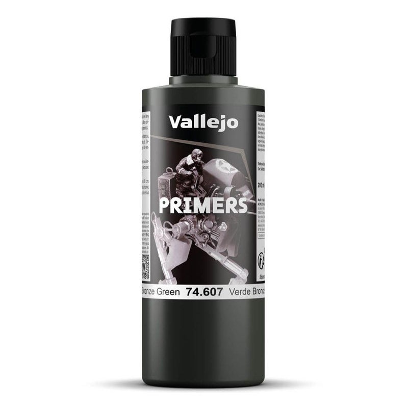 Vallejo Vallejo Model Color 200 ml Polyurethane Primer - UK Bronze Green - Image 1