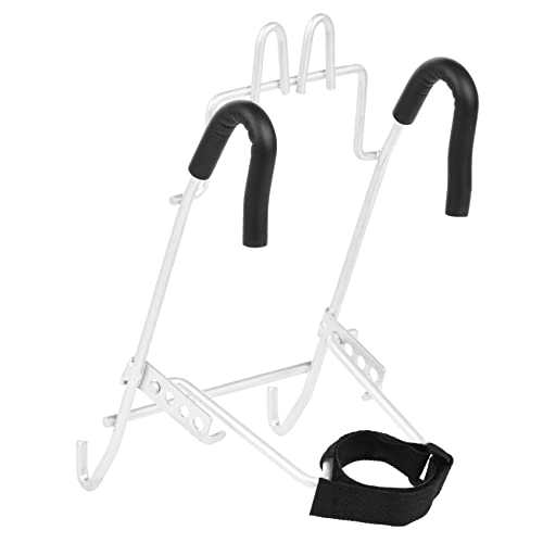Retrospec Apollo Detachable Front Bike Basket Steel Half-Mesh with Integrated Detachable Hooks and Built-in Handle, Easy Assembly and Portability for Bicycles - Image 4
