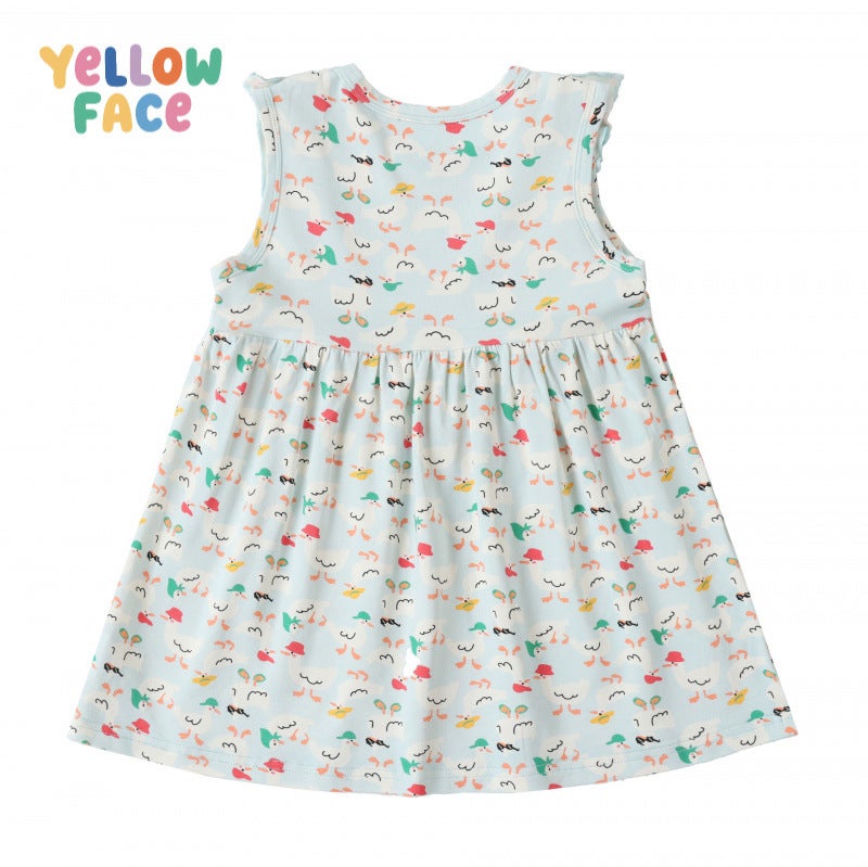 Girl's Cartoon Lace Princess Dress - Image 3