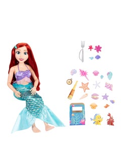 Disney Princess Disney Princess Playdate Ariel Doll With Accessories, 32 Inches Tall  - Image 1