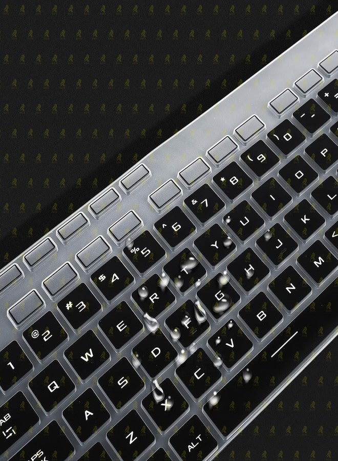 رايا غطاء لوحة مفاتيح سيليكون من RAYA لأجهزة الكمبيوتر المحمولة المخصصة للألعاب ASUS ROG Strix G16 و ASUS ROG Strix Scar 16 موديلات 2023/2024 (أسود) - Image 5
