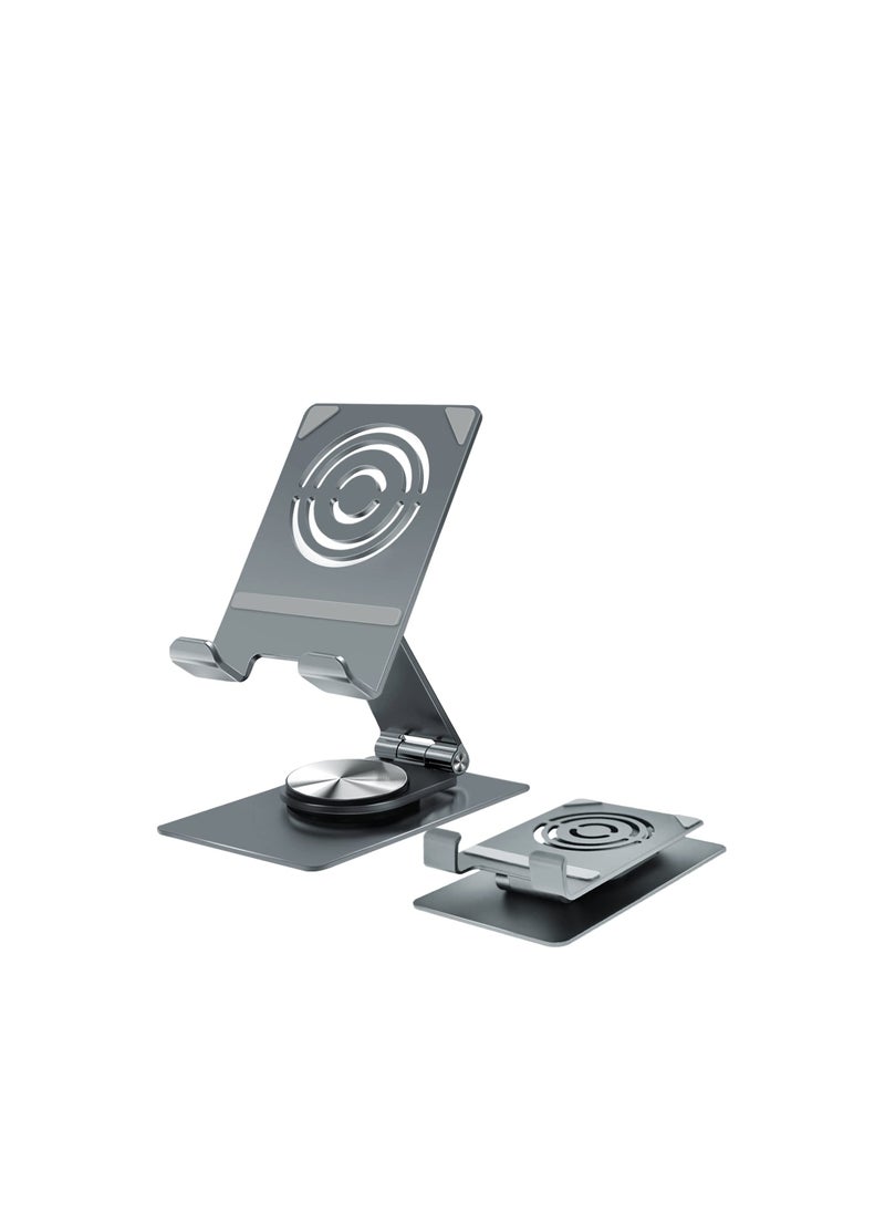 Excefore Foldable Cell Phone Stand, Adjustable Desktop Phone Holder,  Compatible with All Mobile Phone, iPhone 14 13 Pro Max Mini, iPad, Tablet 4-11'', Suitable for Travel, for Desk, Office  - Image 1