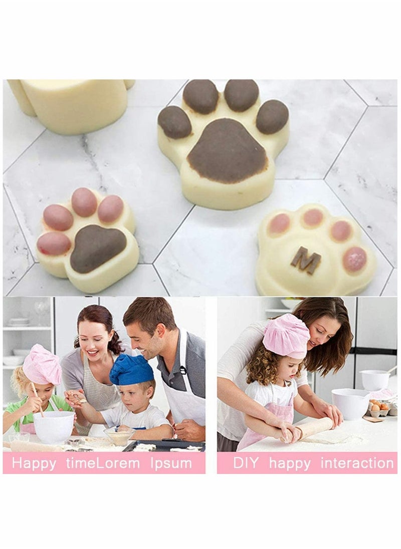 SYOSI - 6 Piece Dog Cookie Cutter Set, Cartoon Dog Bone, Paw Print Animal Cookie Cutters Dog Shaped Mould for DIY Baking Biscuit Pastry Cutter - Image 1