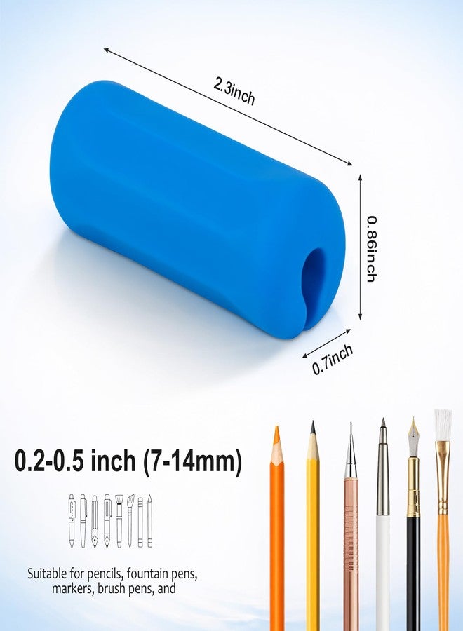idooss 5-Pack Weighted Pencil Grips, Handwriting Aid for Children, Elderly, or Special Needs (Color 2) - Image 3
