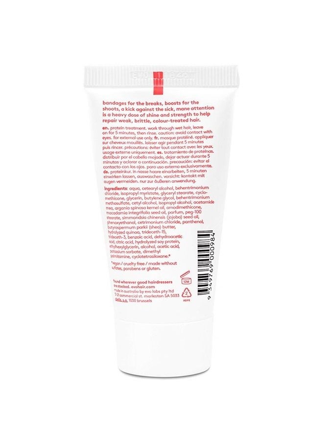 EVO evo Mane Attention Protein Hair Treatment - Moisturize, Repairs & Strengthens Hair - Travel Size, 30ml / 1.01fl.oz  - Image 2