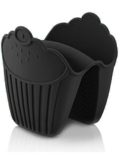 2-Pack Black Silicone Hand Non Burning Special Quality Oven Holder