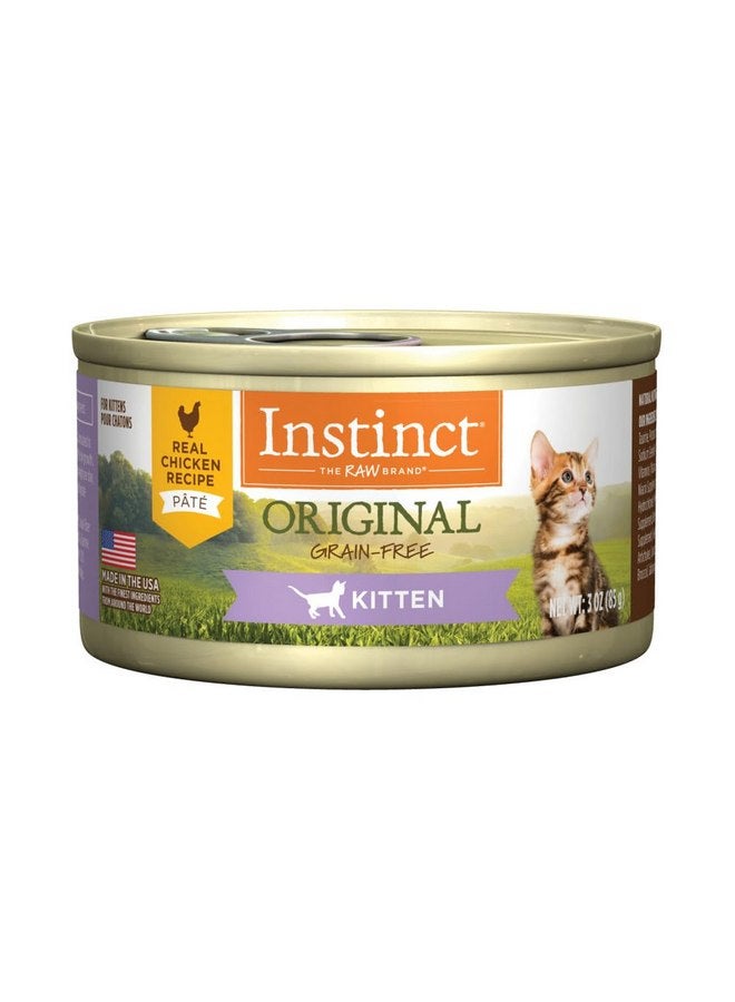 Instinct Original Chicken, Wet Canned Cat Food for Kittens, 3 oz (Case of 24) - Image 1