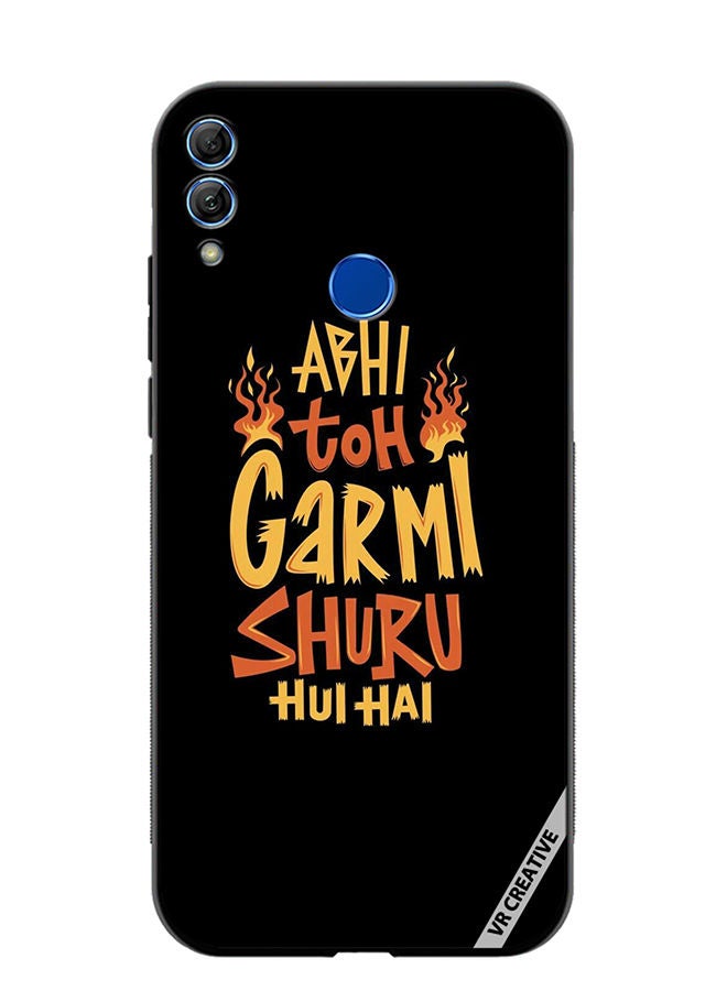 Protective Case Cover For Honor 10 Lite Abhi Toh Garmi Design Multicolour