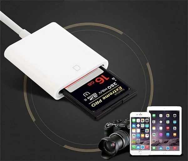 Polhammobile Polham Lightning Lightning Sd Card Reader Adapter Memory Card Reader