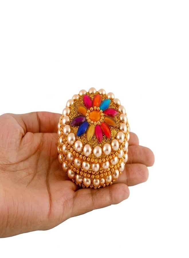 Craftam Aluminum Sindoor Daani, Kumkum Box Wedding Return Gifts (Set of 24) - Image 3