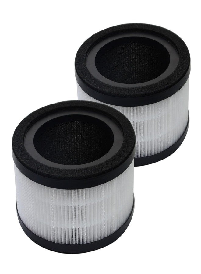 PUREBURG فلتر بديل من بيوربيرغ متوافق مع جهاز تنقية الهواء إنفيزي كلين IC-2010 ستيلا، عبوة من قطعتين من فلتر HEPA H13 مع الكربون النشط، ترشيح عالي الكفاءة من 4 مراحل - Image 1
