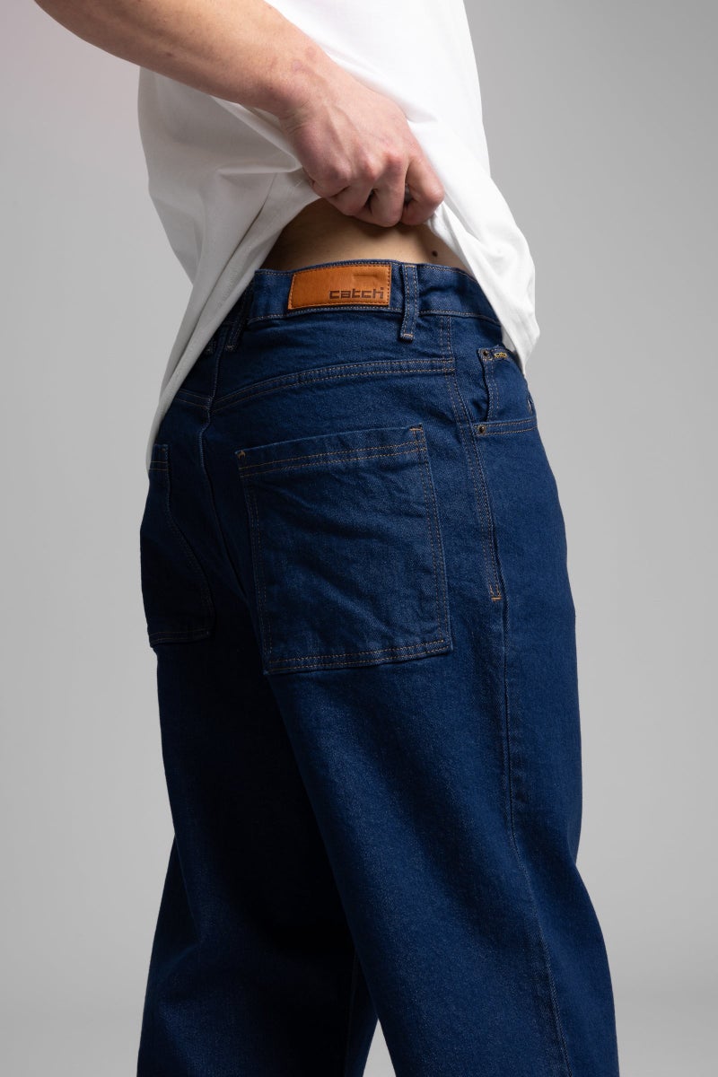 Catch Baggy Jeans with Contrast Stitching - Image 3