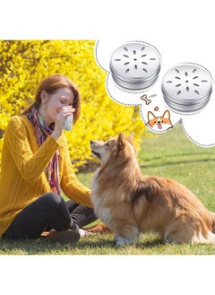 Oudain Oudain 12 Pack Dog Scent Work Tins, Dog Scent Training Box, Dog Nose Metal Container with 12 Magnetic Dots, Dog Scent Training Kit Smell Training Canisters Aluminum Cans for Dogs Training (Cute)  - Image 4
