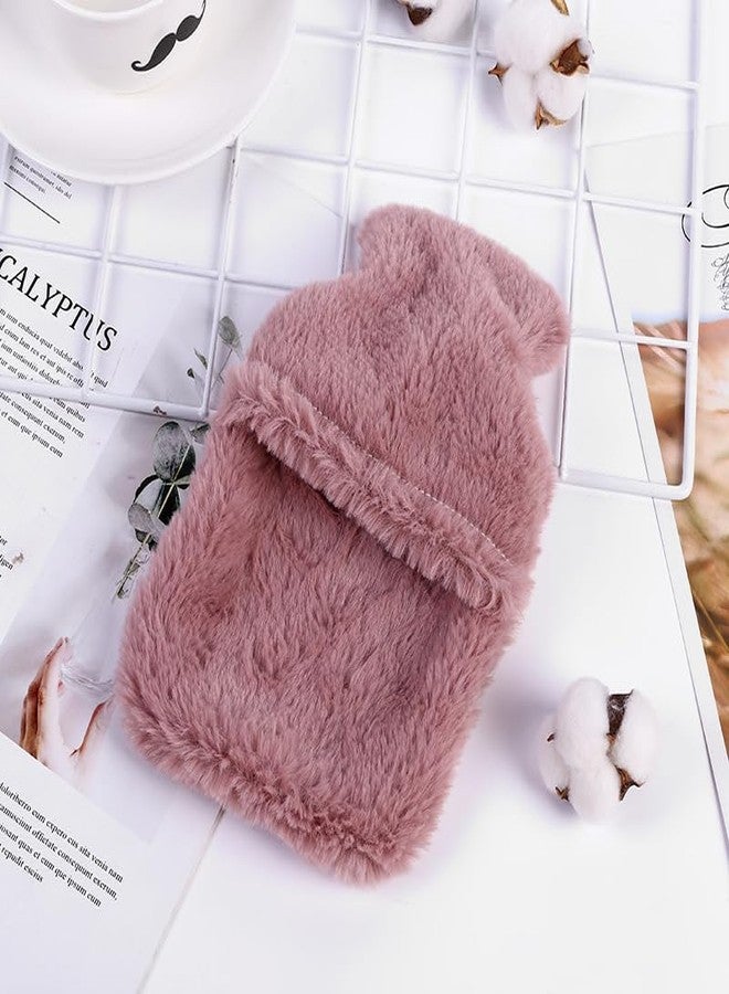 FYCAN 350 ml Baby Warm Plush Hot Water Bag Cartoon Rabbit Plush Water Warmer Removable and Washable Water Warmer Bag Comfortable Soft with Hand Cover for Pain Relief Pain Relief, Odorless-Multi - Image 2